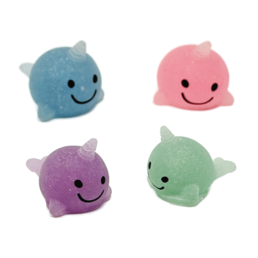 Gummy Narwhal Squish Toys